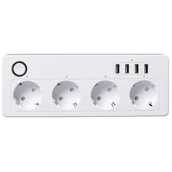 MOYE Voltaic Smart Power Strip V2 4 Plugs + 4 USB Plugs 