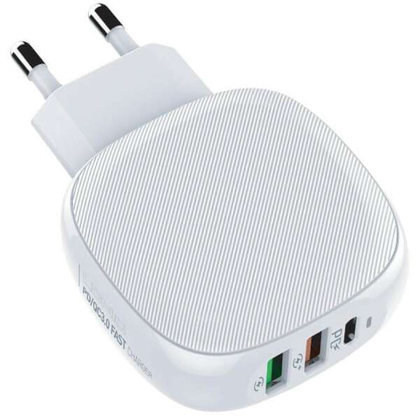 MOYE Voltaic USB Charger PD Type-C QC 3.0 28.5W White
