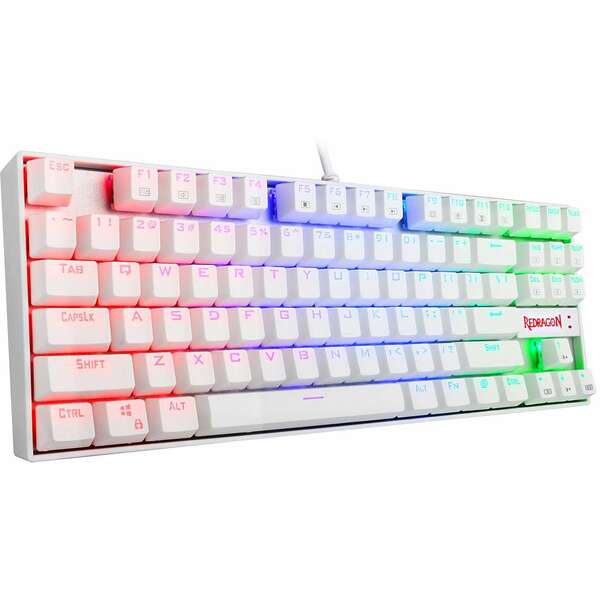 REDRAGON Kumara K552-RGB Mechanical White- Red Switch