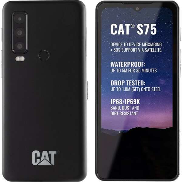 CAT S75 6GB/128GB Black