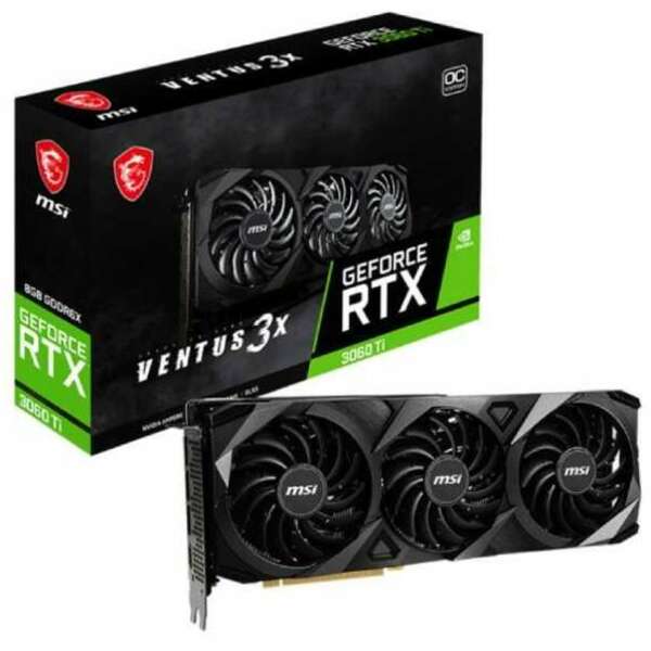 MSI nVidia GeForce RTX 3060 Ti 8GB 256bit RTX 3060 Ti VENTUS 3X 8GD6X OC