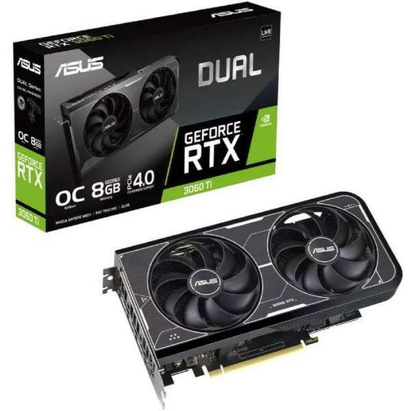 ASUS nVidia GeForce RTX 3060 Ti 8GB 256bit DUAL-RTX3060TI-O8GD6X