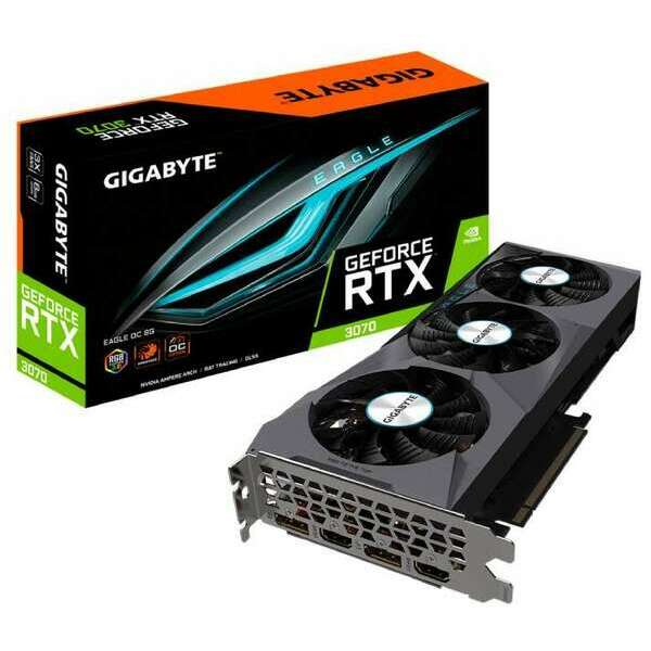 GIGABYTE nVidia GeForce RTX 3070 8GB 256bit GV-N3070EAGLE OC-8GD rev 2.0 LHR