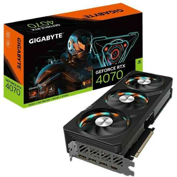 GIGABYTE nVidia GeForce RTX 4070 12GB 192bit GV-N4070GAMING OC-12GD