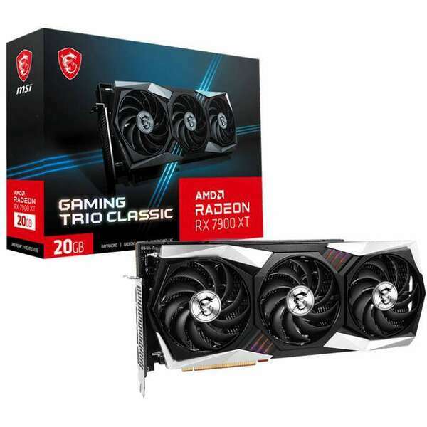 MSI AMD Radeon RX 7900 XT 20GB 320bit RX 7900 XT GAMING TRIO CLASSIC 20G