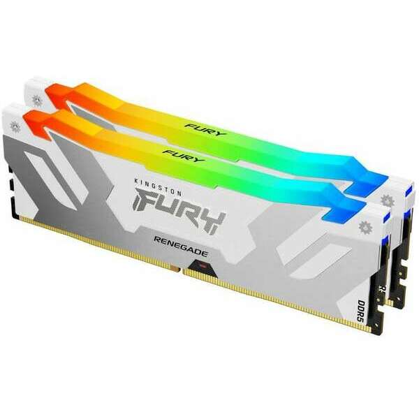 KINGSTON DIMM DDR5 32GB (2x16GB kit) 6800MT/s KF568C36RWAK2-32 FURY Renegade RGB White