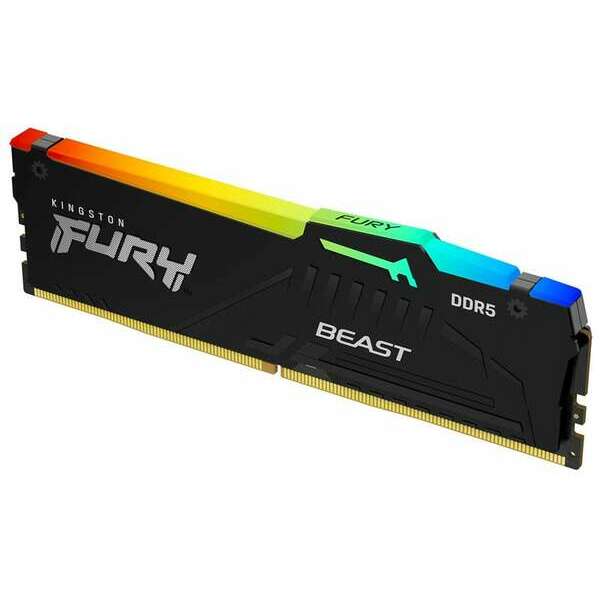 KINGSTON DIMM DDR5 16GB 5200MT/s KF552C36BBEA-16 Fury Beast RGB EXPO