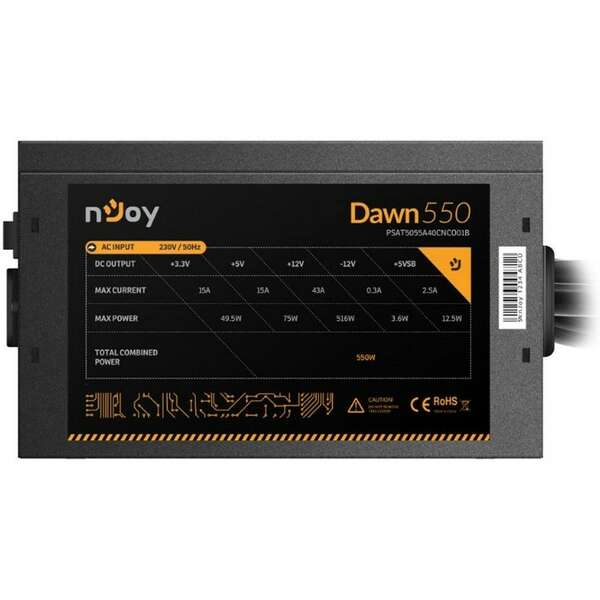 NJOY Dawn 550 550W napajanje (PSAT5055A40CNCO01B)