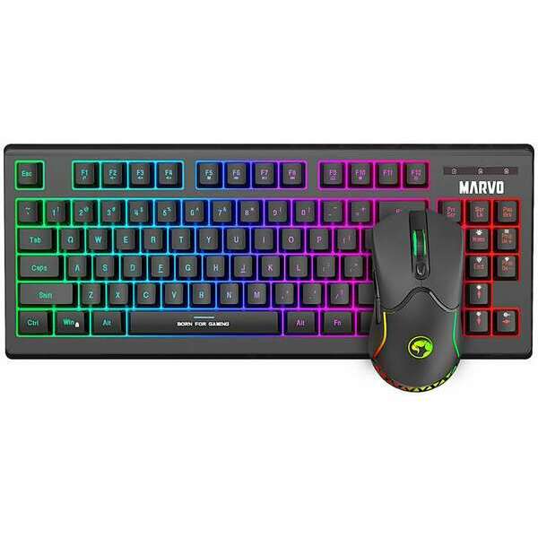 MARVO KW516 EN 2in1 RGB Keyboard+Mouse