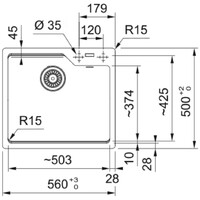 FRANKE UBG 610-50 114.0682.644