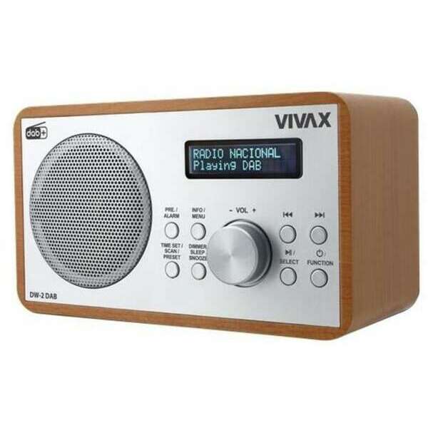 VIVAX VOX RADIO DW-2 DAB BROWN