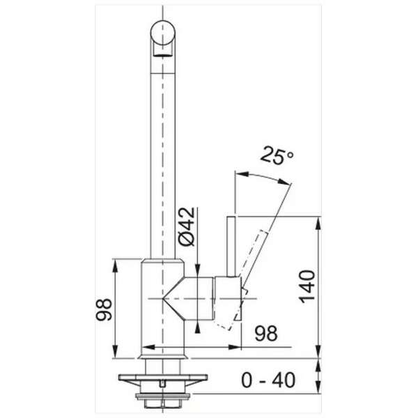 FRANKE Sirius-D L hrom/crna