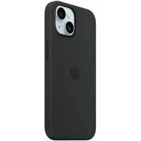 APPLE iPhone 15 Silicone Case with MagSafe - Black mt0j3zm/a
