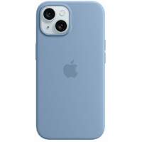 APPLE iPhone 15 Silicone Case with MagSafe - Winter Blue mt0y3zm / a