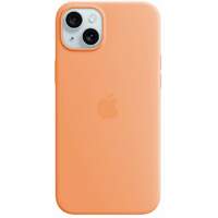 APPLE iPhone 15 Plus Silicone Case with MagSafe - Orange Sorbet mt173zm/a