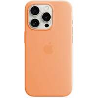 APPLE iPhone 15 Pro Silicone Case with MagSafe - Orange Sorbet mt1h3zm / a