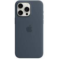 APPLE iPhone 15 Pro Max Silicone Case with MagSafe - Storm Blue mt1p3zm / a