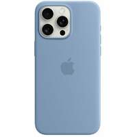 APPLE iPhone 15 Pro Max Silicone Case with MagSafe - Winter Blue mt1y3zm / a