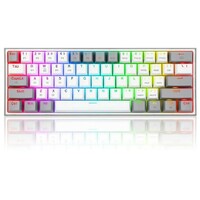 REDRAGON Fizz Pro White/Grey K616 RGB Wireless/Wired Mechanical Gaming Keyboard