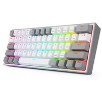 REDRAGON Fizz Pro White/Grey K616 RGB Wireless/Wired Mechanical Gaming Keyboard