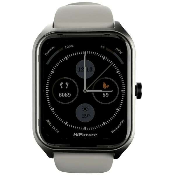 HIFUTURE Smart Watch Ultra 2 Pro Grey + Black band