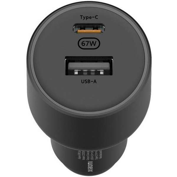 XIAOMI 67W Car Charger (USB-A + Type-C) Black