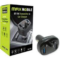 MAX MOBILE FM Transmiter/ Auto Punjac A6139, 2xUSB, 3.4A