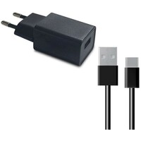 CONTACT LCCDC02 ZIDNI BRZI PUNJAC 10W + KABL USB-C 1M, CRNI