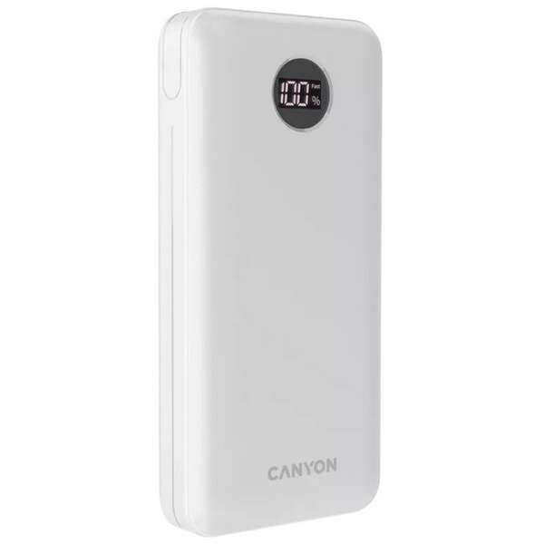 CANYON Power Bank 20000mAh 20W White CNE-CPB2002W