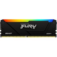 KINGSTON DIMM DDR4 32GB (2x16GB kit) 3200MT/s KF432C16BB12AK2/32 FURY Beast RGB Black XMP