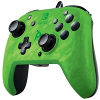 PDP Nintendo Switch Faceoff Deluxe Controller + Audio Camo Green