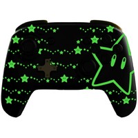 PDP Nintendo Switch Wireless Controller Rematch - Super Star Glow In The Dark