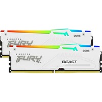 KINGSTON DIMM DDR5 32GB (2x16GB kit) 6000MT / s KF560C40BWAK2-32 Fury Beast White RGB XMP