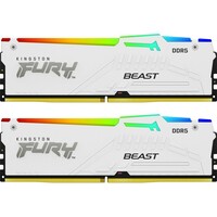 KINGSTON DIMM DDR5 64GB (2x32GB kit) 5200MT / s KF552C40BWAK2-64 Fury Beast RGB White XMP