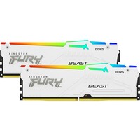 KINGSTON DIMM DDR5 64GB (2x32GB kit) 5600MT / s KF556C36BWEAK2-64 Fury Beast RGB White Expo