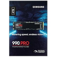 SAMSUNG 4TB M.2 NVMe MZ-V9P4T0BW 990 Pro Series SSD