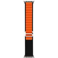 MOYE Zamenska narukvica za Moye Kronos 4 Smart Watch 44 / 45 / 49mm Black With Orange