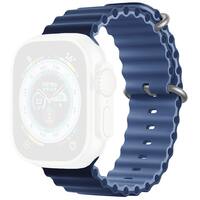 MOYE Zamenska narukvica za Moye Kronos 4 Smart Watch 44 / 45 / 49mm Light Blue / Deep Navy