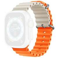 MOYE Zamenska narukvica za Moye Kronos 4 Smart Watch 44 / 45 / 49mm Orange / Starlight