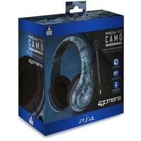 4GAMERS PS4 Camo Edition Stereo Gaming Headset - Midnight