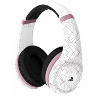 4GAMERS PS4 Rose Gold Edition Stereo Gaming Headset - Abstract White
