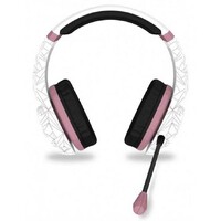 4GAMERS PS4 Rose Gold Edition Stereo Gaming Headset - Abstract White