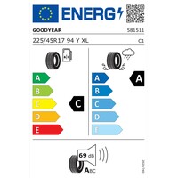 GOODYEAR 225/45R17 EAG F1 ASYMM 6 94Y XL FP