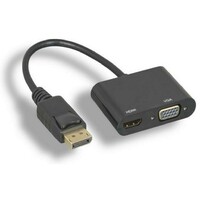 LINKOM Adapter-konvertor DISPLAY PORT na HDMI+VGA