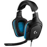 LOGITECH G432 7.1 LEATHERETTE BK / BL 981-000770