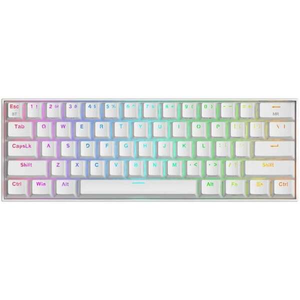 REDRAGON Draconic K539 Pro RGB Mechanical, BT, White