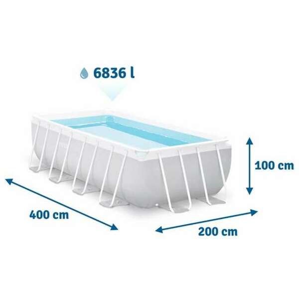 INTEX 26788 Bazen metalni okvir PRISM FRAME  4 x2 x1
