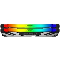 KINGSTON DIMM DDR5 32GB (2x16GB kit) 8000MT/s KF580C38RSAK2-32 FURY Renegade Silver RGB XMP