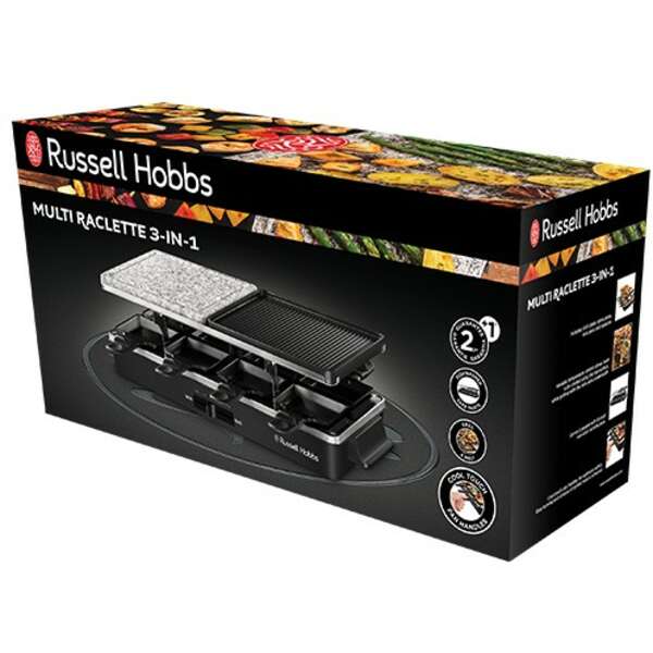 RUSSELL HOBBS Multi Raclette 3 u 1