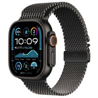 APPLE Watch 49mm Milanese Loop Black Titanium Milanese Loop Large mxkh3zm / a